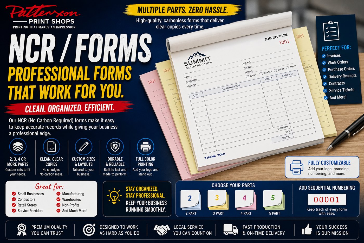NCR Forms & Invoices